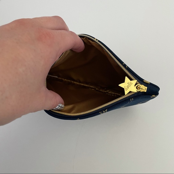 ipsy Bags Ipsy Navy Blue And Gold Stars Makeup Bag Poshmark